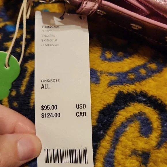 NWT Urban Outfitters Nunoo Vegan Faux Leather Metallic Shoulder Mini Bag - Picture 3 of 12